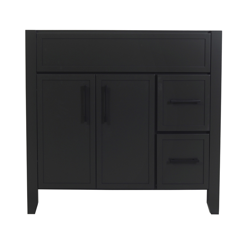 design house 36&quot dawson 2 door 2 drawer vanity in iron ore