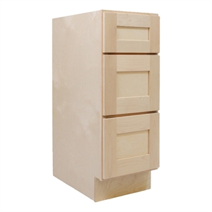 Design House 12&quot Brookings Drawer Base Cabinet in Unfinished
