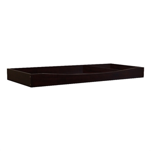 pali design transitional poplar/mdf wood changing tray in mocacchino brown