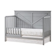 Oxford Baby Montauk Farmhouse Wood Guard Rail in Gray Finish