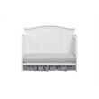 Oxford Baby Emerson Wood 4 In 1 Convertible Crib in Snow White Finish