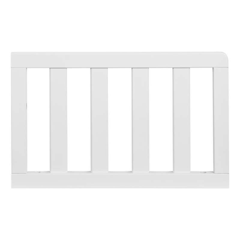 Oxford Baby Emerson Modern Wood Guard Rail in Snow White Finish