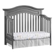 Oxford Baby Glenbrook Wood 4 In 1 Convertible Crib in Graphite Gray