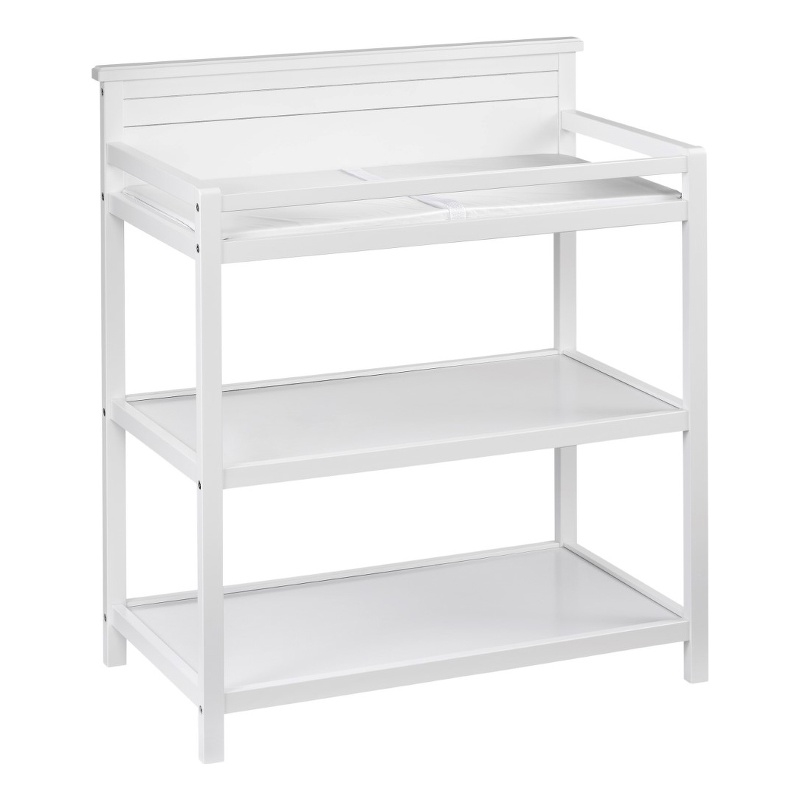 Oxford Baby Universal Wood Changing Station in Snow White Finish