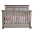 Oxford Baby Kenilworth Wood 4 In 1 Convertible Crib in Stone Wash Gray