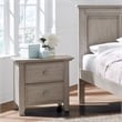 Oxford Baby Kenilworth 2-Drawer Wood Nightstand in Stone Wash Gray