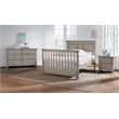 Oxford Baby Kenilworth 2-Drawer Wood Nightstand in Stone Wash Gray