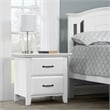 Oxford Baby Willowbrook 2-Drawer Modern Wood Nightstand in White