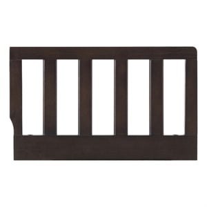 Oxford Baby Lazio Modern Wood Toddler Guard Rail in Espresso Finish