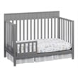 Oxford Baby Logan Wood Toddler Guard Rail in Dove Gray Finish