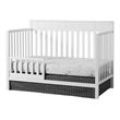 Oxford Baby Logan Wood Toddler Guard Rail in Snow White Finish