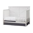 Oxford Baby Montauk Wood 4 In 1 Convertible Crib in Off White Finish