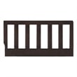 Oxford Baby Nolan Modern Wood Toddler Guard Rail in Espresso Finish