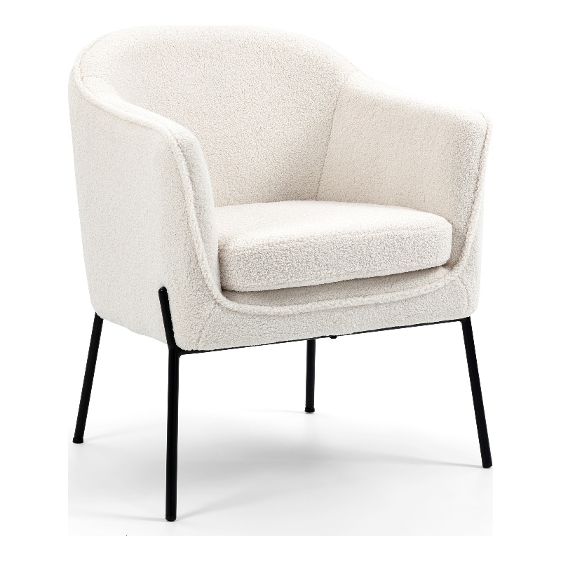 Beige chair discount with black legs