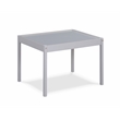 Olive & Opie Della 3-Piece Traditional Wood Kids Table & Chair Set in Gray