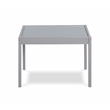 Olive & Opie Della 3-Piece Traditional Wood Kids Table & Chair Set in Gray
