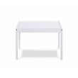 Olive & Opie Della 3-Piece Traditional Wood Kids Table & Chair Set in White