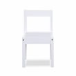 Olive & Opie Della 3-Piece Traditional Wood Kids Table & Chair Set in White