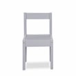 Olive & Opie Gibson 3-Piece Wood Dry Erase Kids Table & Chair Set in Gray
