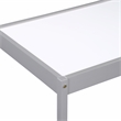 Olive & Opie Gibson 3-Piece Wood Dry Erase Kids Table & Chair Set in Gray