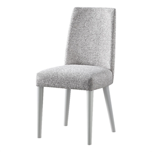 olive & opie taylor traditional wood and fabric chair in gray finish