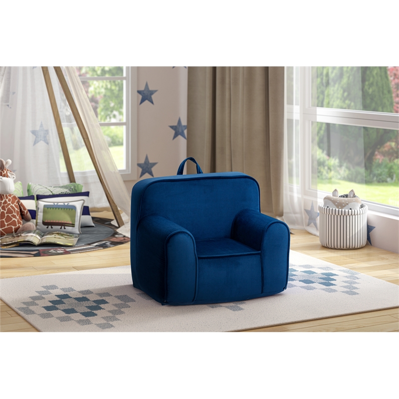 Kuddlez Kids Foam Chair Blue