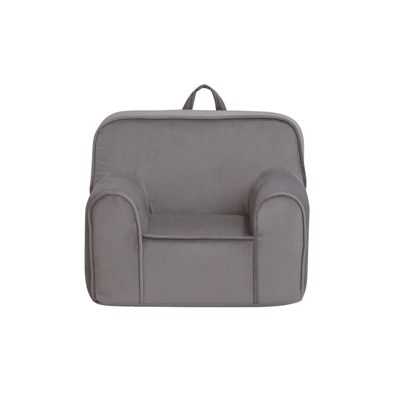 Kuddlez Kids Foam Chair Gray