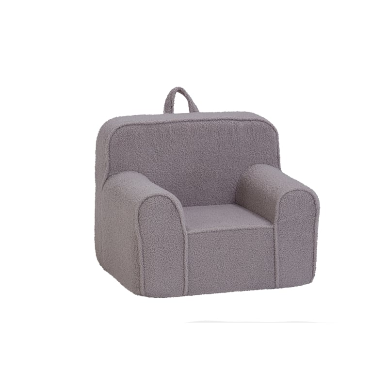 Kuddlez Kids Foam Chair Soft Gray