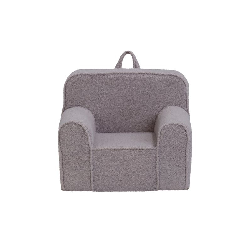 Kuddlez Kids Foam Chair Soft Gray