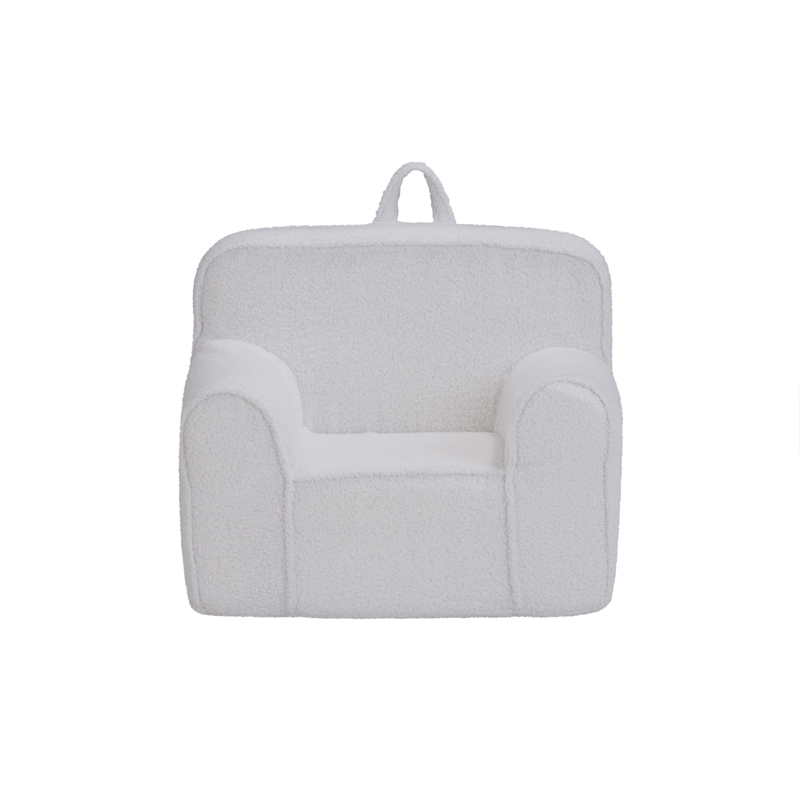 Kuddlez Kids Foam Chair Soft White