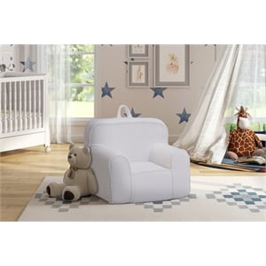 Kuddlez Kids Foam Chair Soft White
