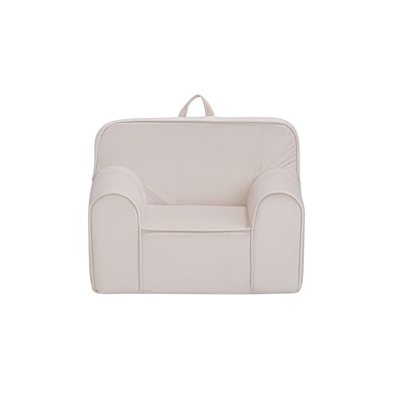 Kuddlez Kids Foam Chair Grande Size White