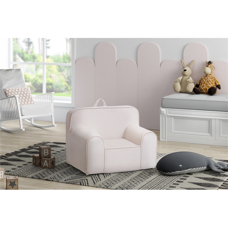 Kuddlez Kids Foam Chair Grande Size White