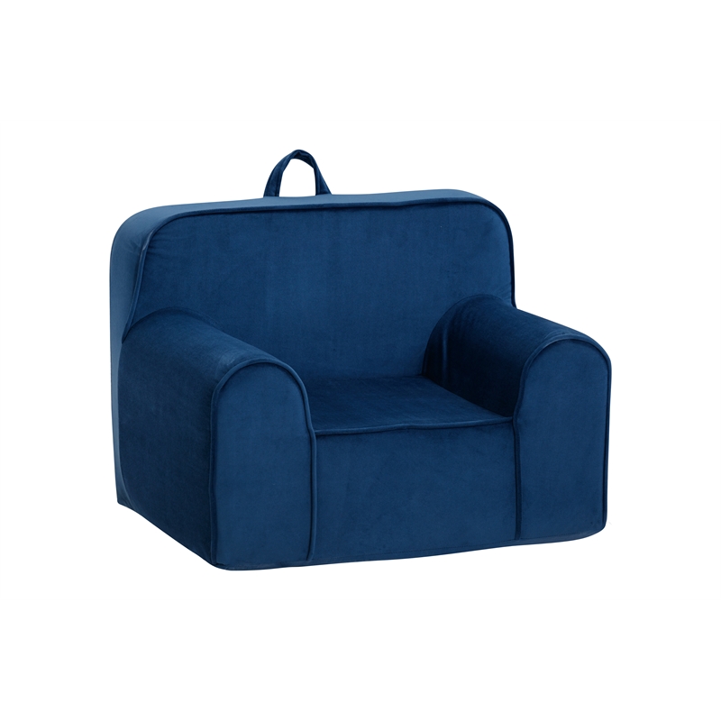 Kuddlez Kids Foam Chair Grande Size Blue