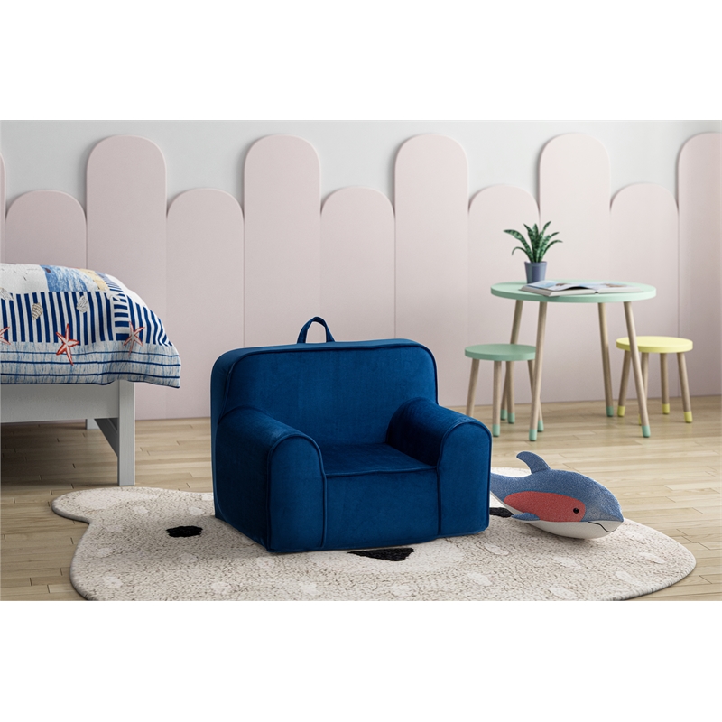 Kuddlez Kids Foam Chair Grande Size Blue