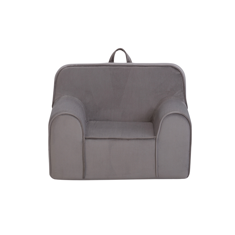 Kuddlez Kids Foam Chair Grande Size Gray