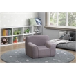 Kuddlez Kids Foam Chair Grande Size Soft Gray