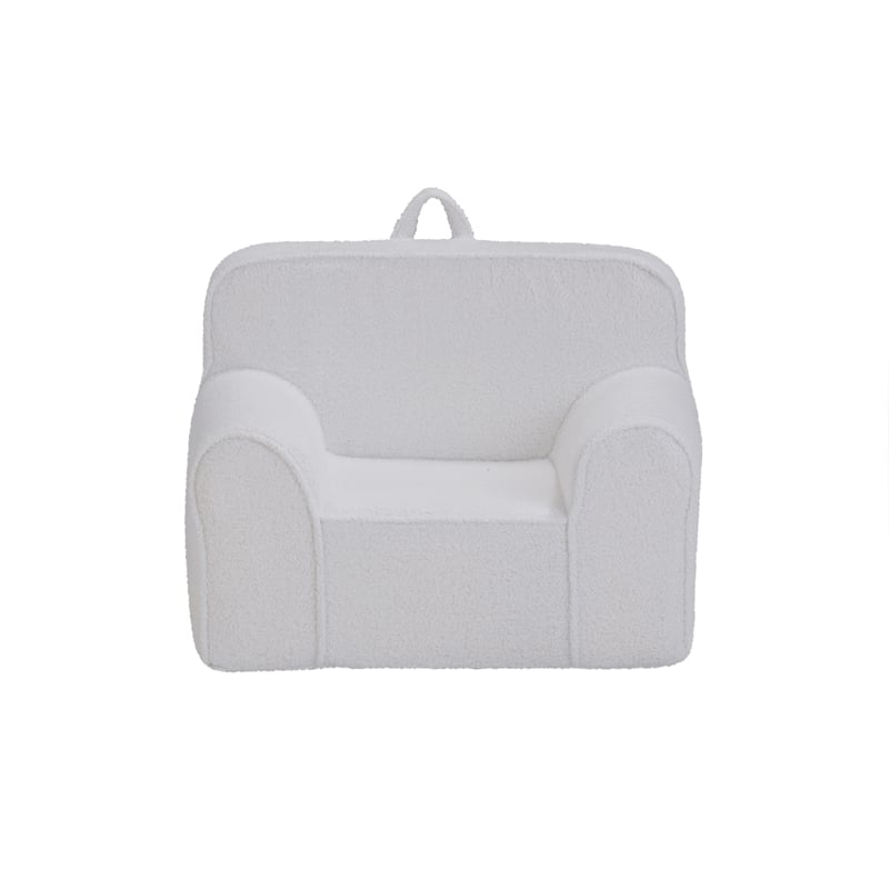 Kuddlez Kids Foam Chair Grande Size Soft White