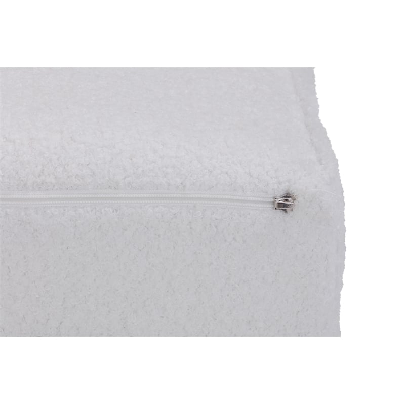 Kuddlez Kids Foam Chair Grande Size Soft White