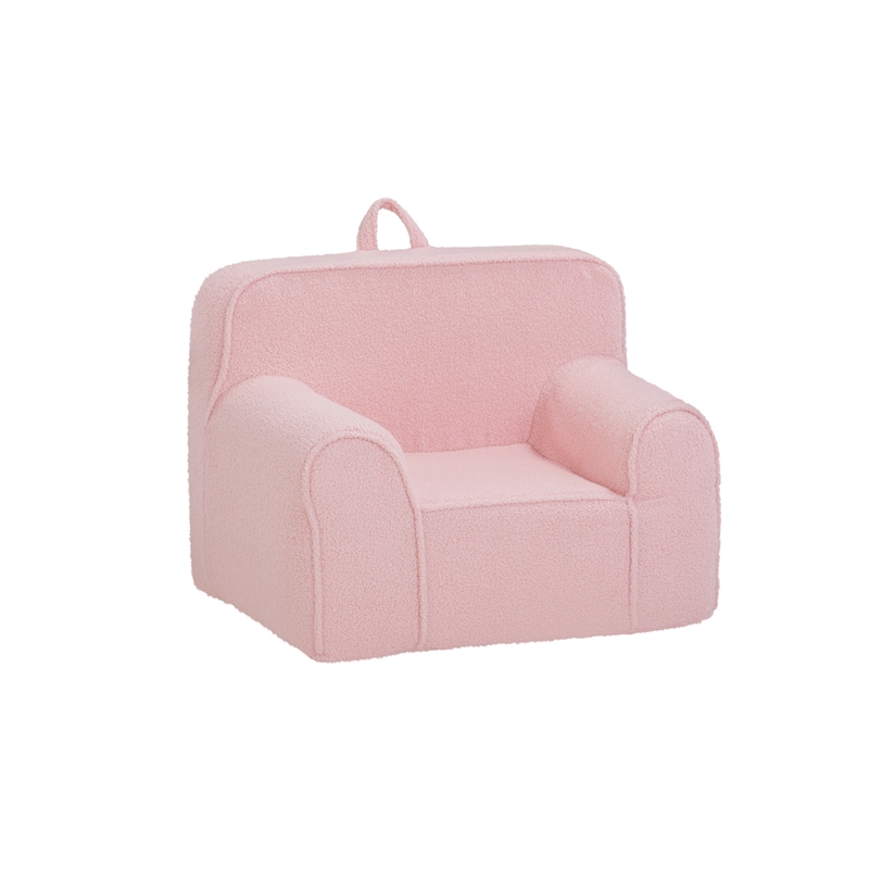 Kuddlez Kids Foam Chair Grande Size Soft Pink