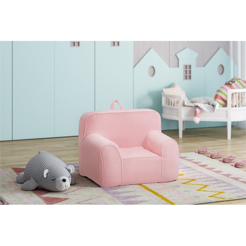 Kuddlez Kids Foam Chair Grande Size Soft Pink