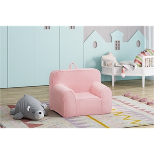 Kuddlez Kids Foam Chair Grande Size Soft Pink