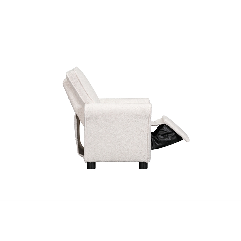 Jordan Kids Recliner in Wooly White