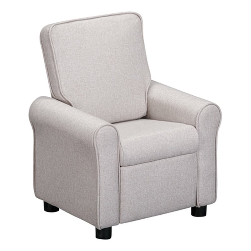 Jordan Kids Recliner in Greige