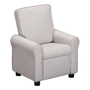 Jordan Kids Recliner in Greige