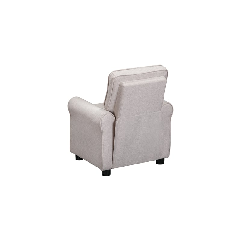 Jordan Kids Recliner in Greige