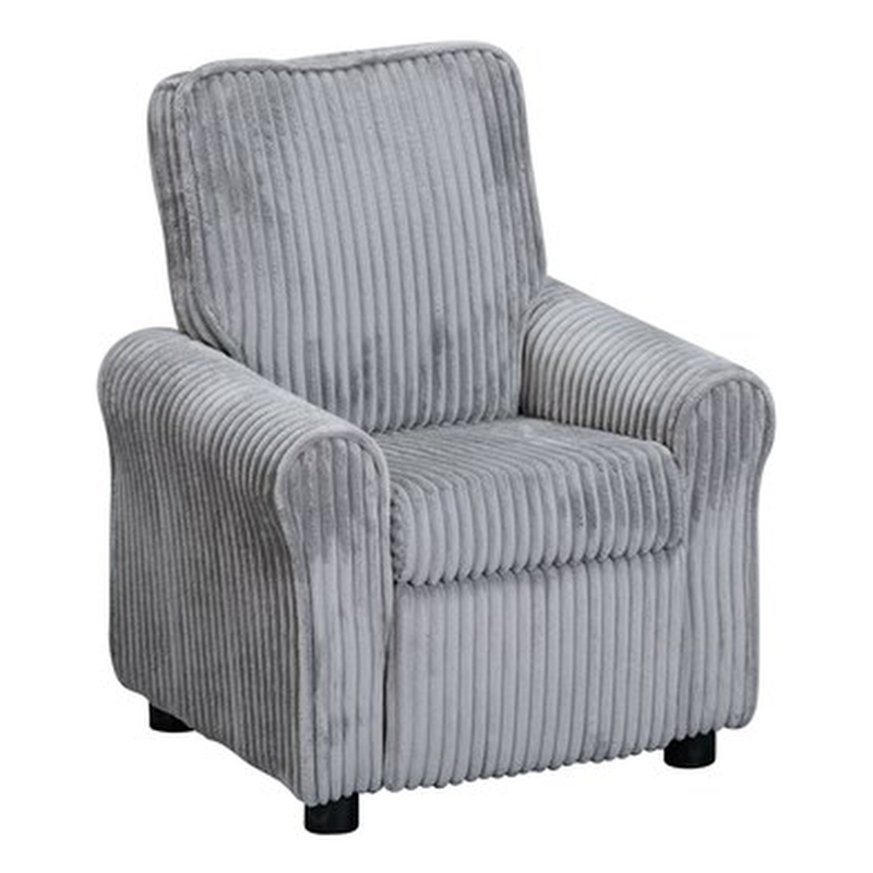 Jordan Kids Recliner Soft Gray Cords