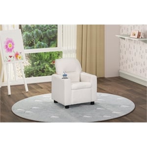 Oakley Kids Recliner in Wooly White