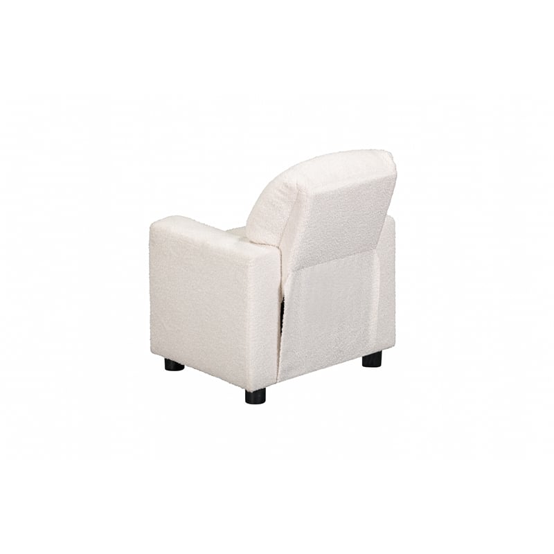 Oakley Kids Recliner in Wooly White