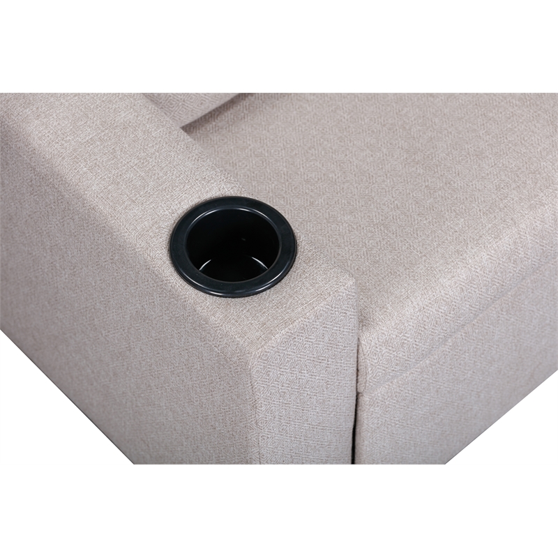 Oakley Kids Recliner in Greige